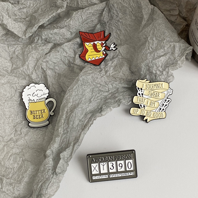 Cartoon Style Pin Cartoon Alloy Stoving Varnish Unisex Brooches display picture 4