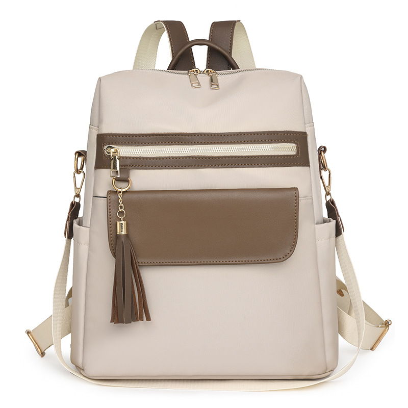 Mochila de color de contraste simple de moda de comercio exterior transfronterizo