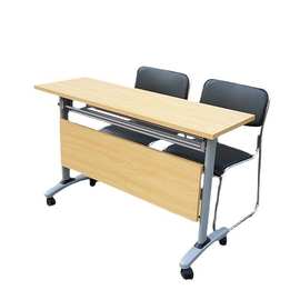 厂家定制户外活动长条桌椅 商务办公会议培训校招可折叠桌椅组合