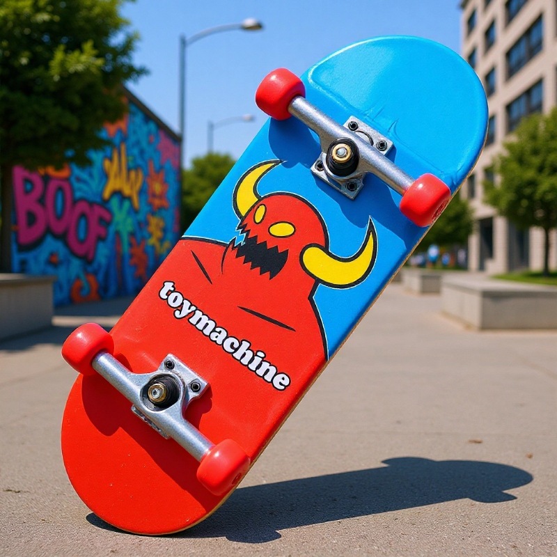 10X 3.2cm Cross-Border E-Commerce Finger Skateboard Double Thumb Small Scooter Sticker Sandpaper Gift Dropshipping