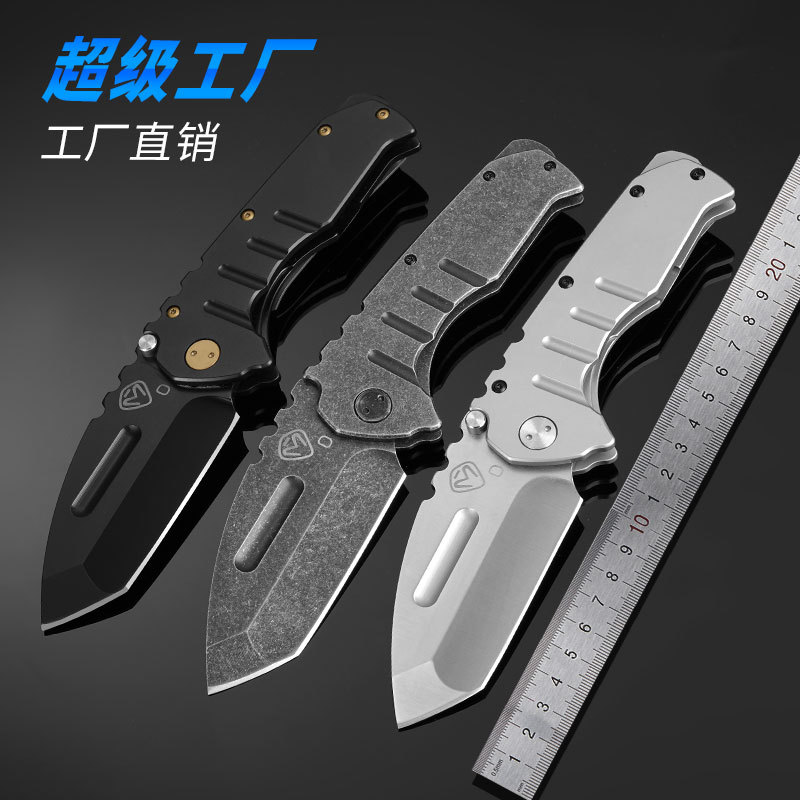 户外折叠刀高硬度随身便携重型求生折刀野外防身多功能刀具露营刀