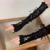 Long, black