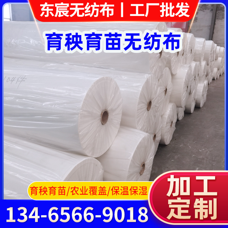 白色pp无纺布 农用育苗非织造布 园林果树育苗水稻育秧专用无纺布