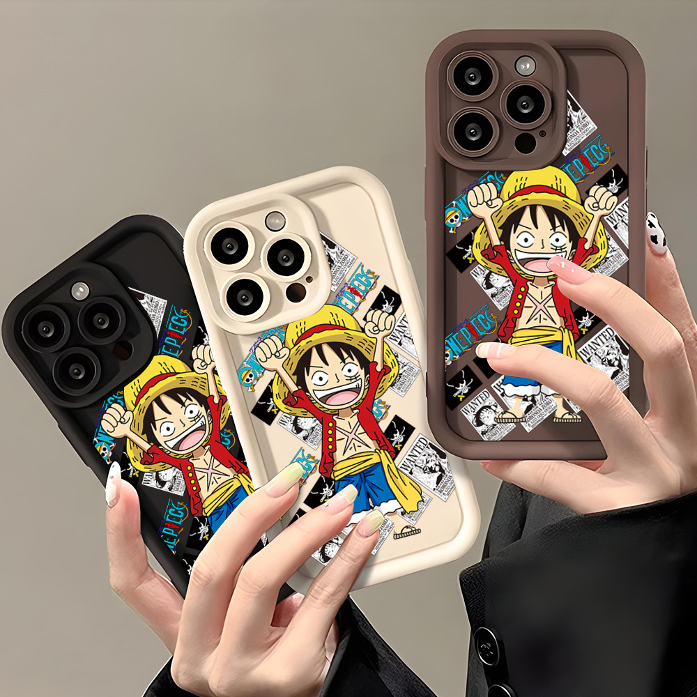 路飞手机壳苹果15动漫海贼王iphone11淘宝热销16promax软壳12防摔