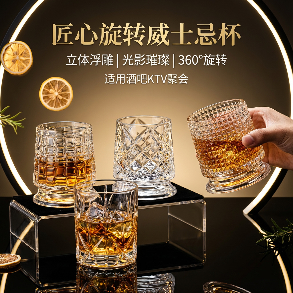 Wineglass for whiskey for home use