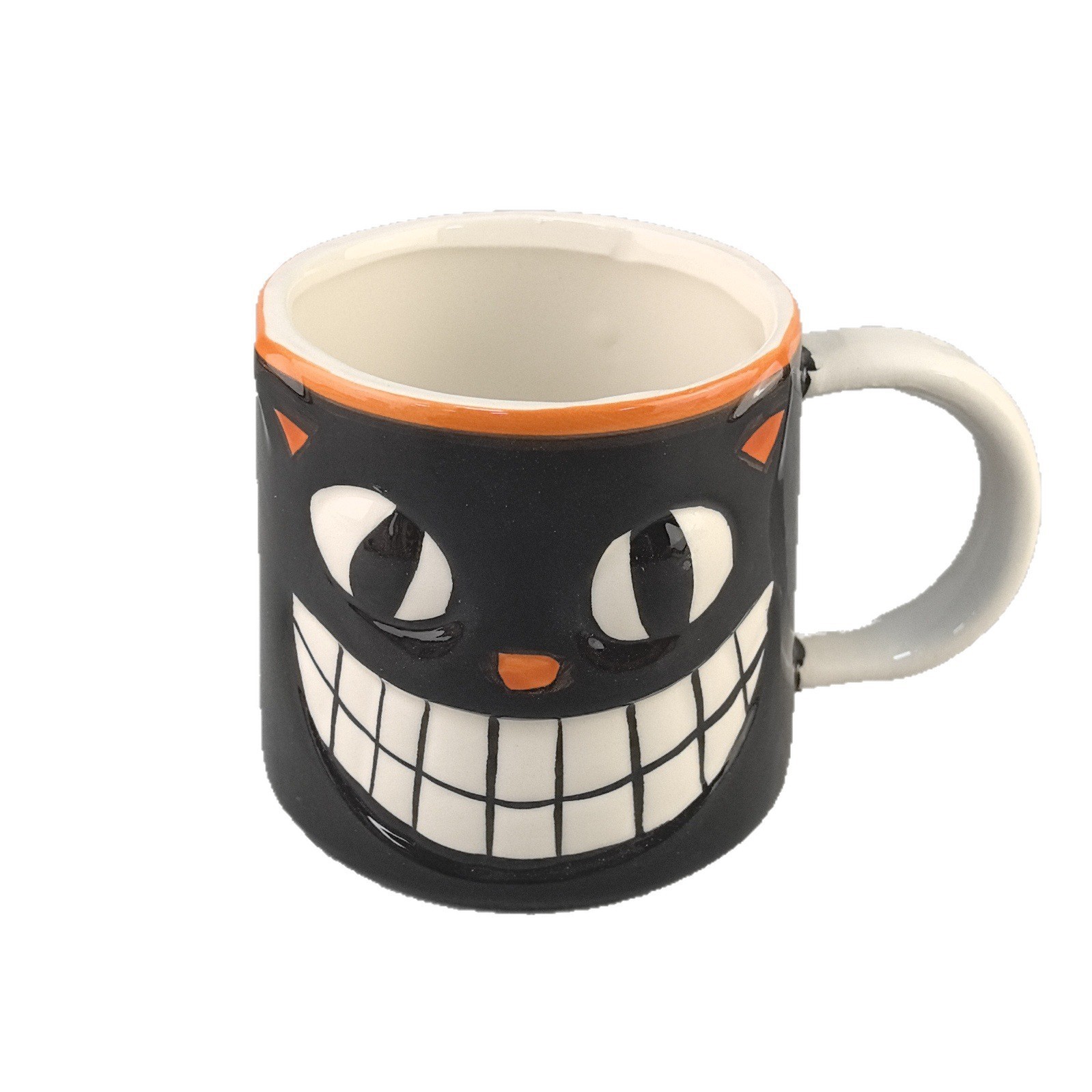 Nuevo diablo de Halloween transfronterizo taza de cerámica personalidad creativa extraña taza de cerámica regalo de mano