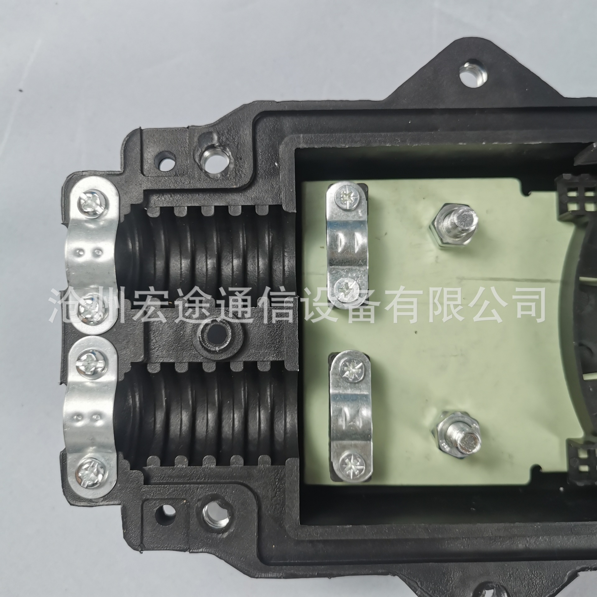 24芯大D型光缆接头盒二进二出光纤接续包D型熔纤包熔接盒壁挂式