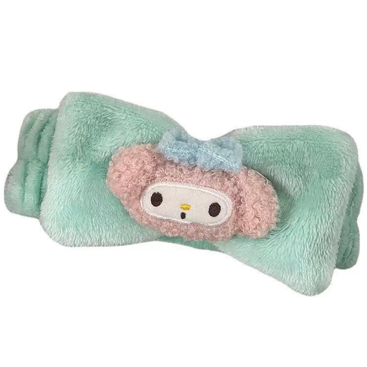 INS estilo arco chica lavado de cara banda de pelo hecho a mano conveniente mascarilla banda de pelo Fuente de la fábrica