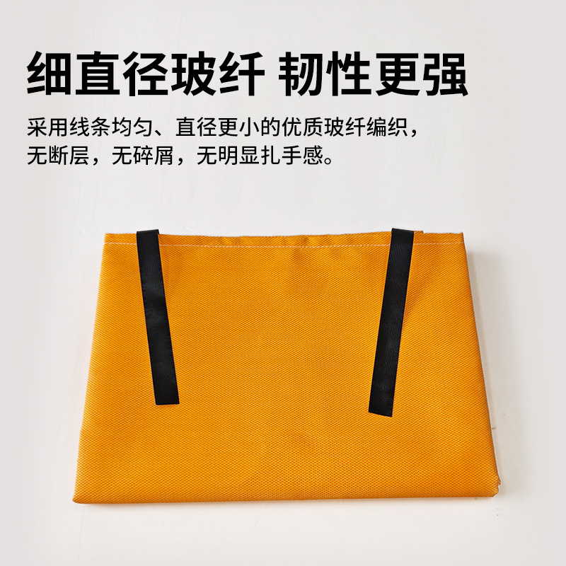 Manta contra incendios Manta de escape de emergencia de fibra de vidrio recubierta de doble cara