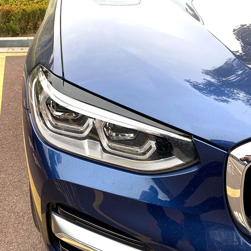BMW X3 X4 G01 G02 2018+ Headlight Eyebrow Sticker Exterior