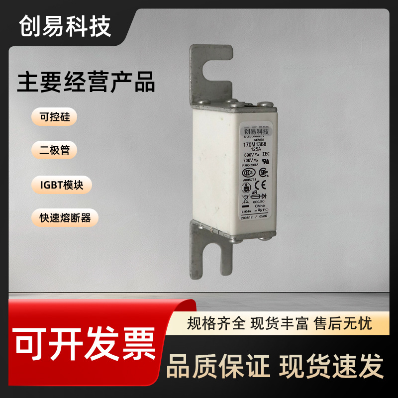 170M1368 170M1369 170M1370 170M1371 170M1372熔断器170M系列