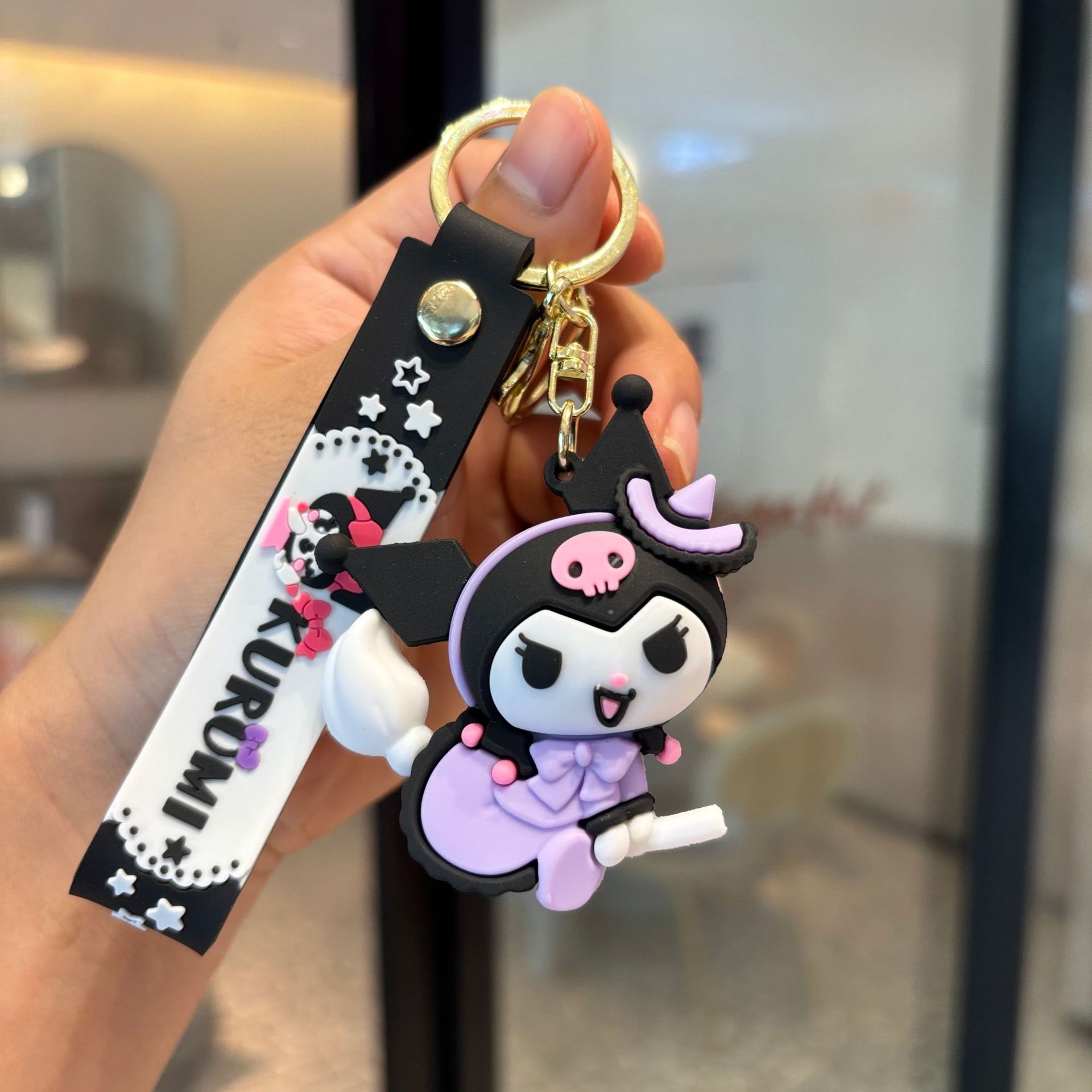 Creativo Sanrio Colomi Keychain PVC Muñeca Colgante Bolso de automóvil Keychain Baby Gripper Regalo pequeño