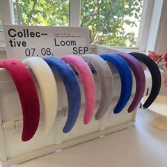 秋冬絲絨高級感海綿高顱頂發箍洗臉外出百搭跨境植絨頭箍髮飾批發