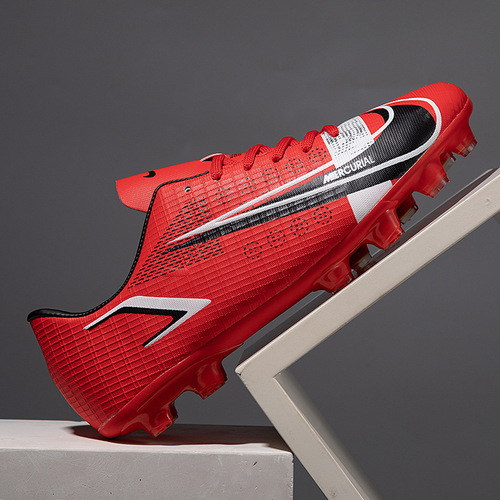 Cristiano Ronaldo MDS Assassin 14 Children's Football Shoes Men's Broken Nail AG Long Spike TF Short Spike Women's Student Little Li High Top Football Shoes 