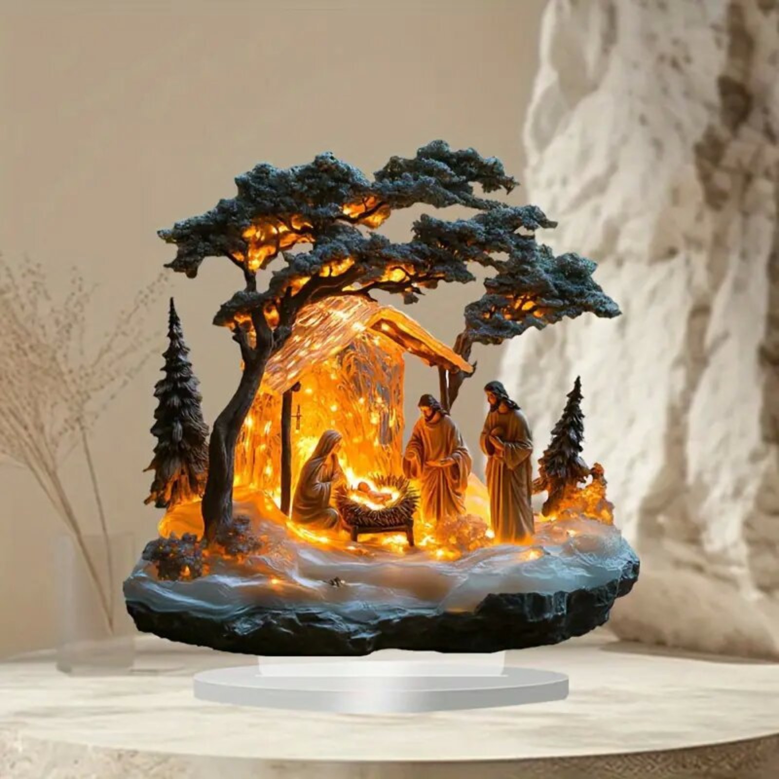 Cross-border new product: desktop decorations, home and office acrylic ornaments, Christmas decorations