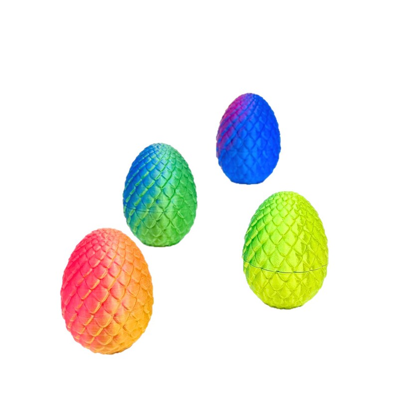3D打印蝰蛇龙鳞蛋套装复活节活动关节送礼儿童玩具礼物塑料工艺品|undefined