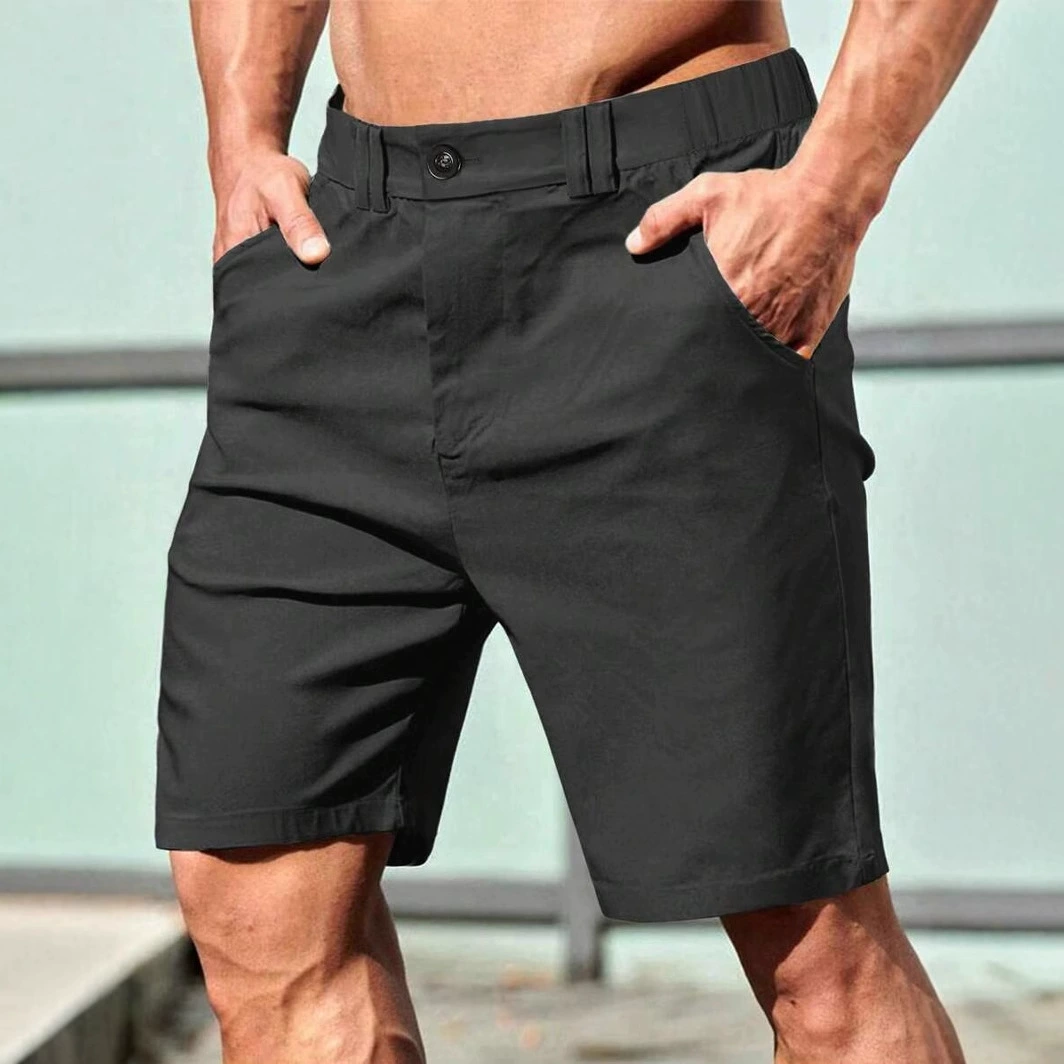 2025 летний новый мужской английский стиль костюм шорты инструмент повседневный прямой труба джиап шорты