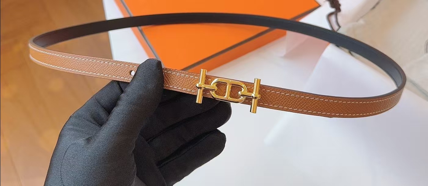 Earth yellow with gold buckle