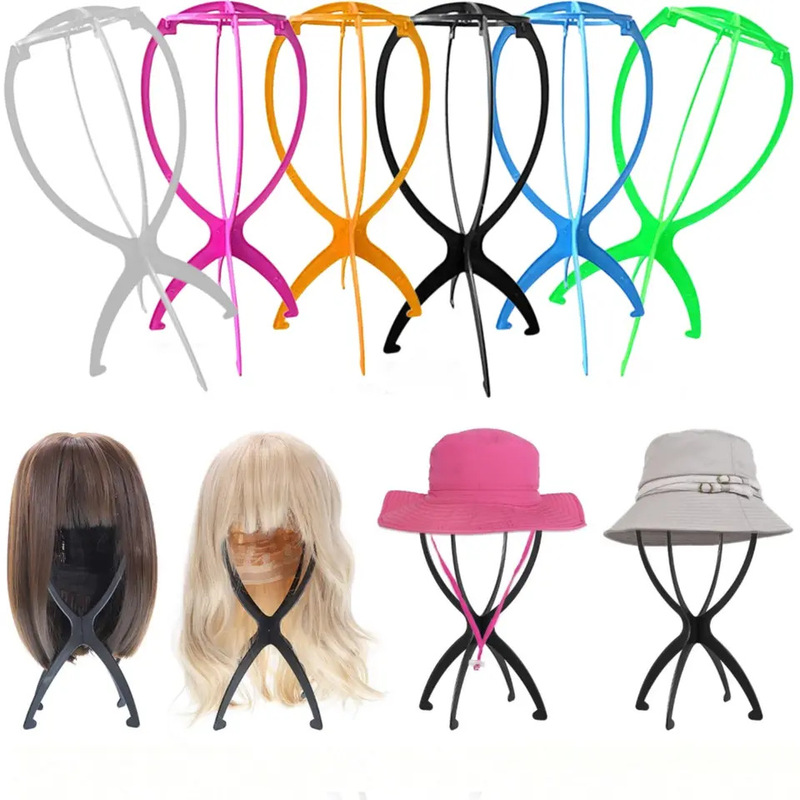 Cross-Border Wig Storage Headgear Stand, Detachable Support Frame, Shipped from Xuchang Factory, Foldable, Heightened and Thickened Version Cross-Border Wig Storage Headgear Stand, Detachable Support Frame, Shipped from Xuchang Factory, Foldable, Heightened and Thickened Version