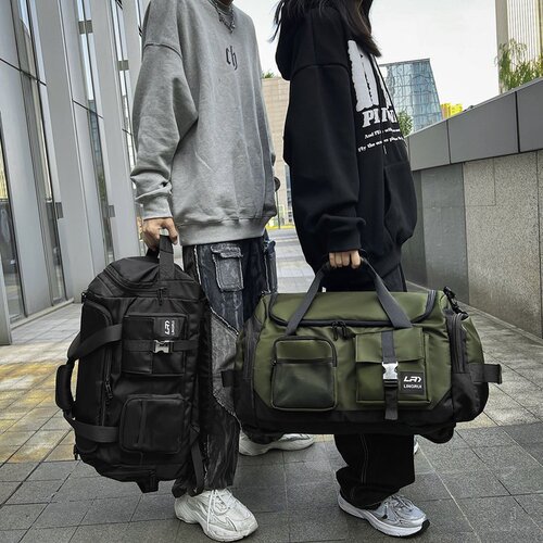 Large capacity travel bag men's luggage bag business trip handbag storage bag dry and wet separation sports fitness bag backpack
