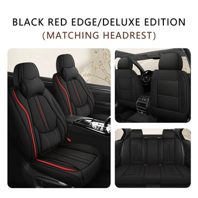 Four Seasons Pad | Cover - mysterious-black-memory-foam-solid-waist-comfort-version-five-seats