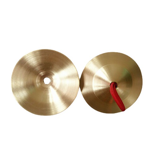 Factory supply copper cymbals, stainless steel cymbals, early childhood educational toys, children's Orff percussion instruments