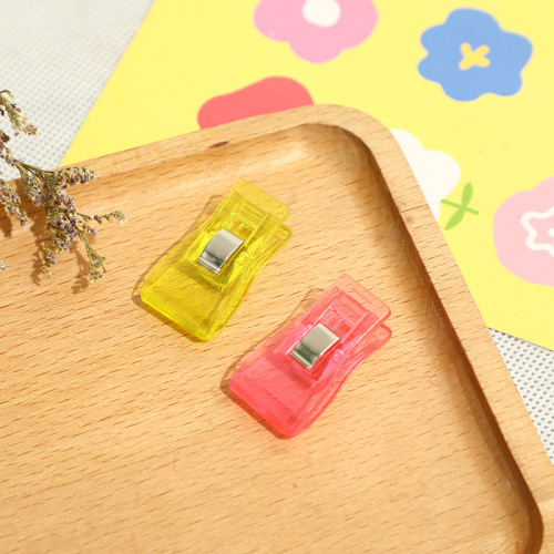 Colorful Axe-shaped Edge Clamping Storage Fixation Positioning Clips Quilt Sewing Ruler Clips Manufacturer Wholesale