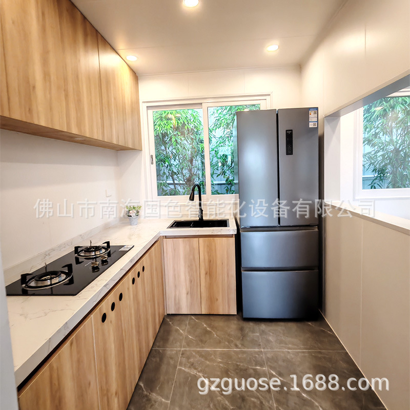 Casa de muestra de villa de acero ligero, estructura de acero, casa activa, casa de familia, comercio de exportación, planta de producción de vivienda de estructura de acero ligero