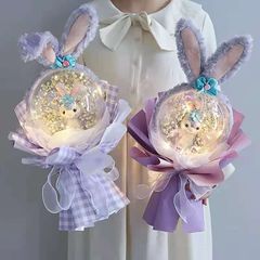 クリスマスプレゼント スターデューミッキー人形花束 誕生日プレゼント 女の子、友達、親友へ