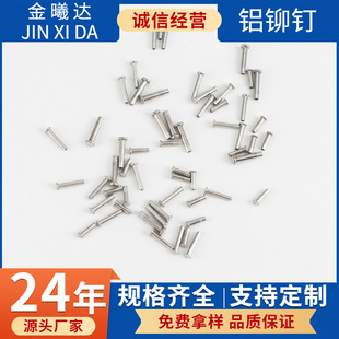 Source Manufacturer Customizes and Produces Aluminum Rivets, Flat Head Rivets, Round Head Rivets, Solid Hollow Pot Nails as Needed