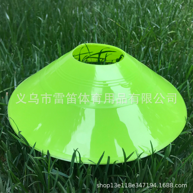 Placa de logotipo de entrenamiento de fútbol logo tubo obstáculo logo cono redondo boca logo placa logo cono fábrica pelo liso