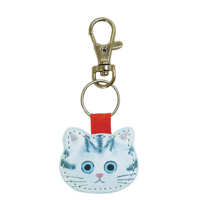 日系eco ute子猫シリーズのキーホルダーeminettかわいい革キーホルダー装飾バッグストラップ
