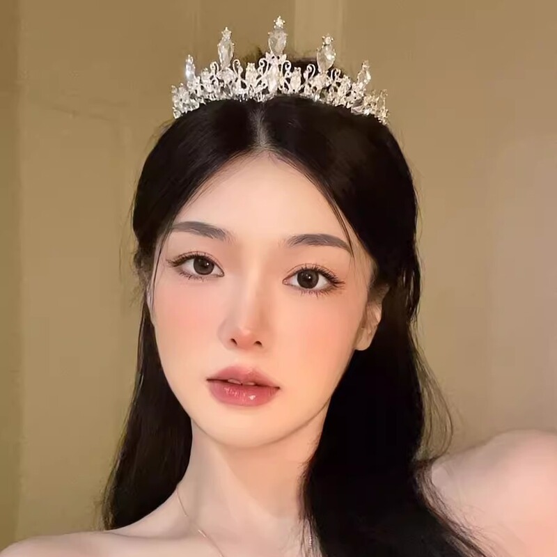 Princess Crown Happy Birthday Adult Headwear Goddess Crown Props Creative Decorative Headband Headband Children Bride Princess Crown Happy Birthday Adult Headwear Goddess Crown Props Creative Decorative Headband Headband Children Bride