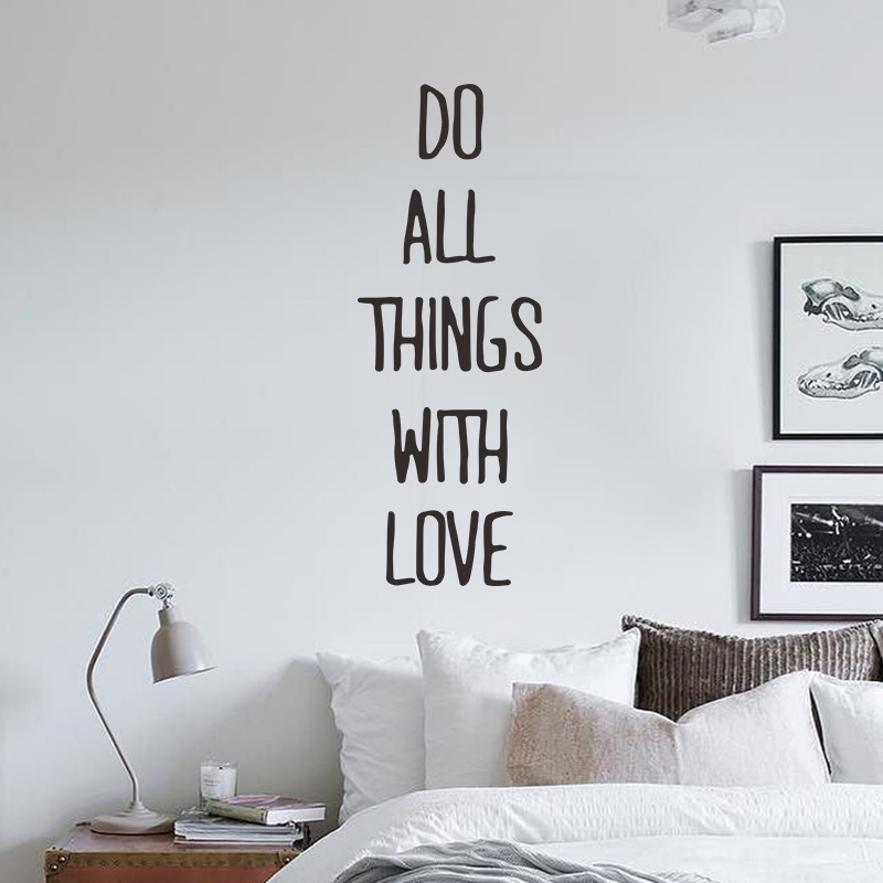 Fashion English Letters Room Wall Decoration Wall Sticker display picture 5