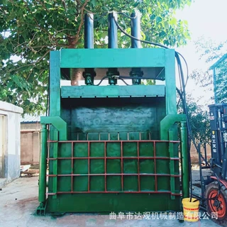 400吨立式液压打包机废铁皮废金属易拉罐不锈钢压块机卧式打包机