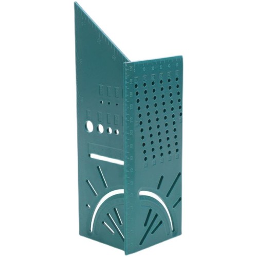Multifunctional carpentry square ruler angle measurement square ruler measurement tool line 90 degree gauge T-type ruler 3D scriber