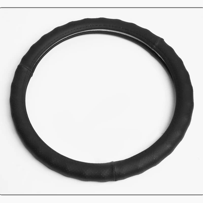 Grain Steering Wheel Cover, Universal Car: Steering wheel cover - black-no-2-38cm