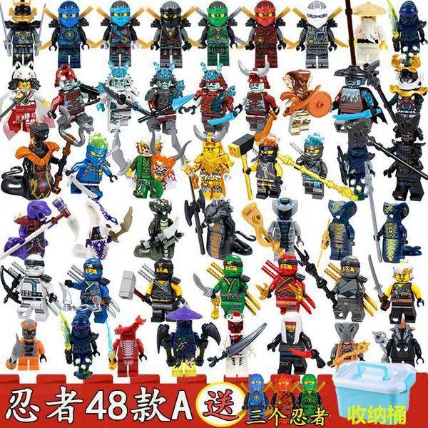 1 NINJAGO Snake 48pcs+base+barrel
