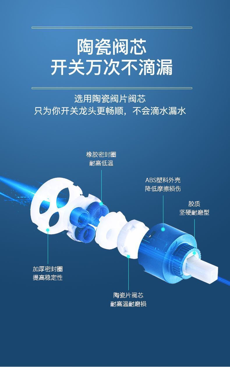 Wholesale self-produced three-in-one cold and hot water faucet, fine copper mixing valve, bathtub showerhead mixing valve, pressurized shower faucet undefined
