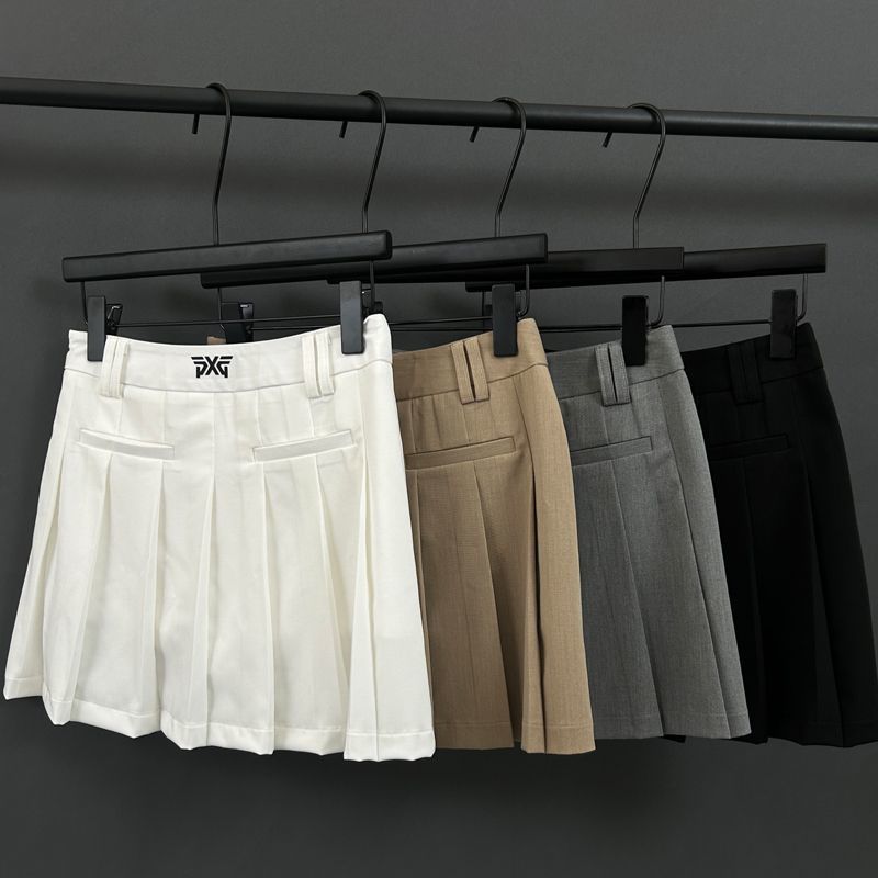 Korean Style Golf Clothing Women's Short Skirt Sports Quick-Drying Skirt Slim Fit Versatile Fashionable Anti-Exposure Pleated Skirt