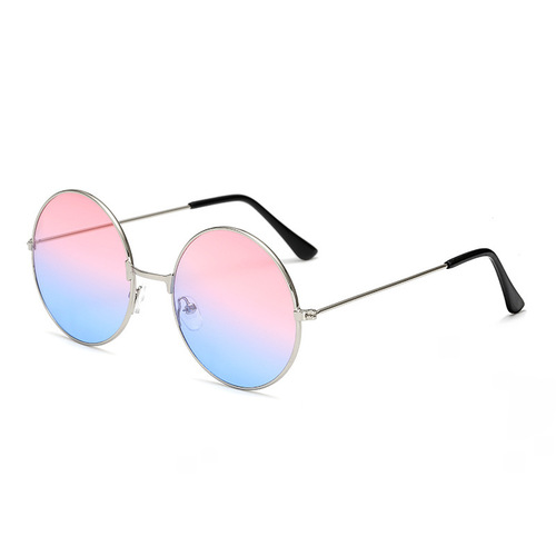 Factory Wholesale Korean Style Retro Round Sunglasses Ocean Piece Round Frame Sunglasses for Men and Women Wholesale