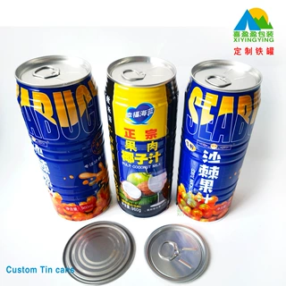 果汁饮料罐100-960ml 食品罐 主食罐 蛋糕甜品盒子铝罐铁盒