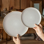 日式牛排餐盘西餐盘子批发盘意面盘家用餐具陶瓷菜盘餐厅酒店大盘