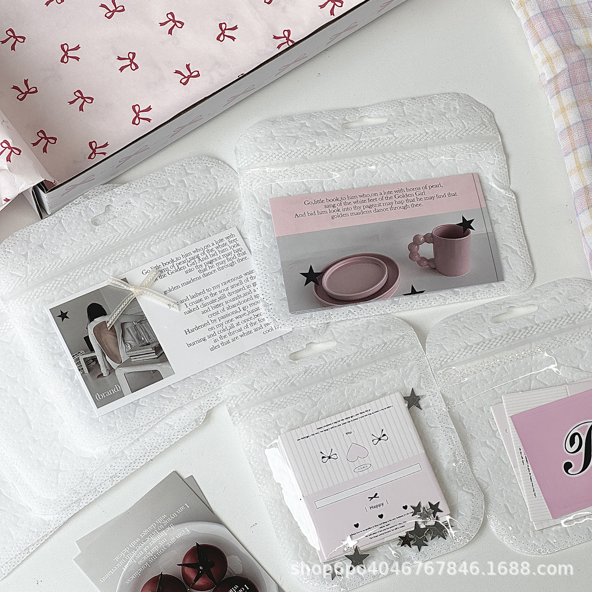 Ins style simple high-grade texture self-sealing bag small card card good things packaging bag lady packaging blogger same