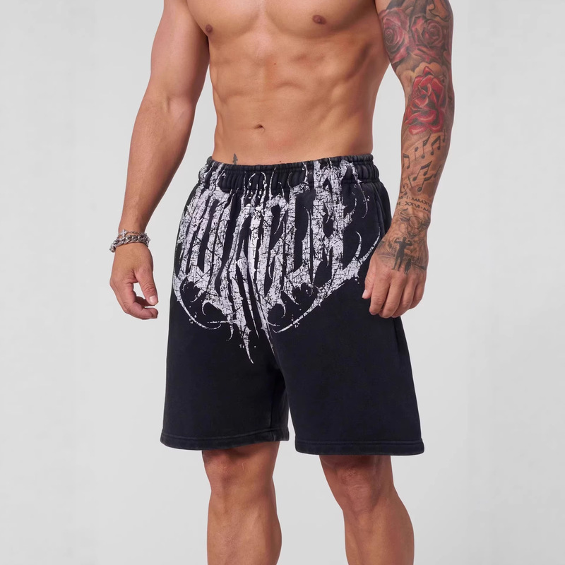 Youngla Men's Shorts Summer Sports Fitness Five-Point Pants Joggers Muscle Bodybuilding Casual Cotton Shorts Youngla Men's Shorts Summer Sports Fitness Five-Point Pants Joggers Muscle Bodybuilding Casual Cotton Shorts