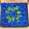 Cross -border gift box foam PE rose 25 /50 boxes installed with simulation fake flowers wedding decorative hand bouquet