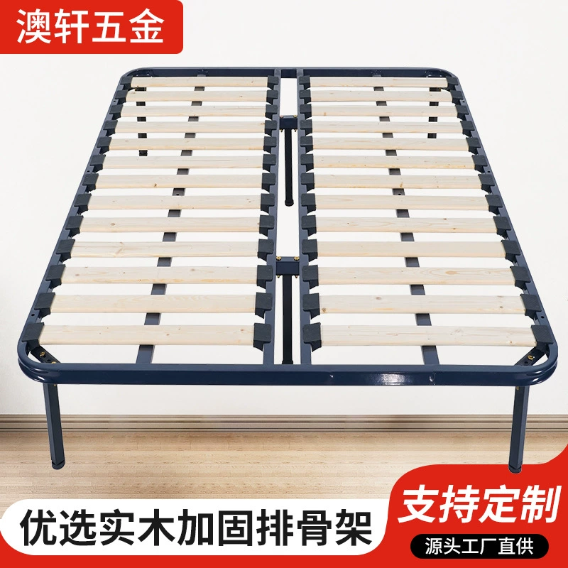 Полка из бревен каркас кровати из цельного дерева стальной каркас из дерева очень хорошо выровненная каркас опоры матраса утолщенная и расширенная модернизированная версия