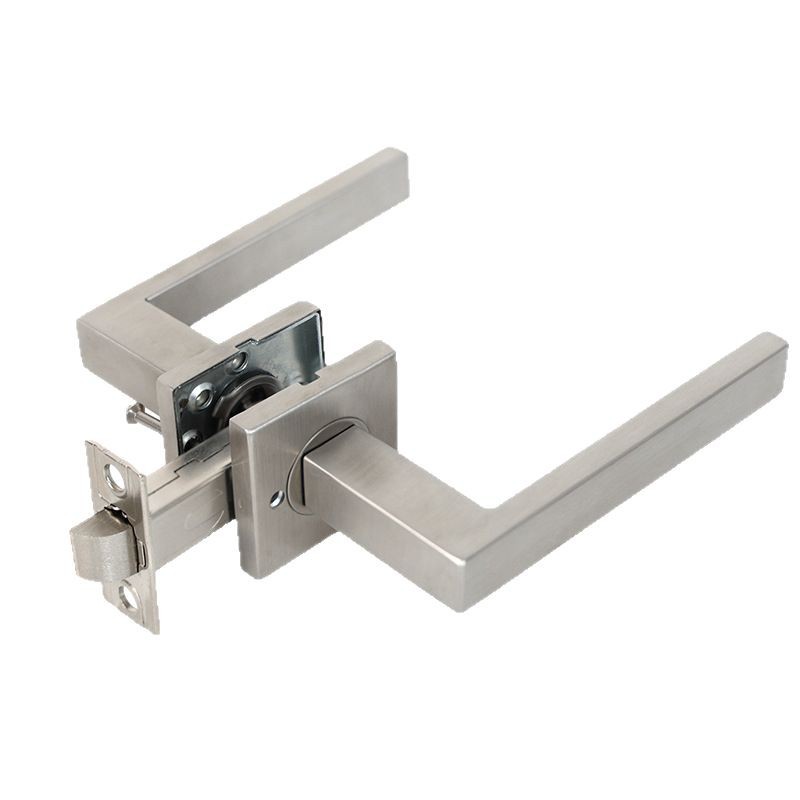 Cerradura de baño de acero inoxidable 304 americana transfronteriza Cerradura de privacidad de baño australiana Cerradura de puerta de pasillo de una sola lengua universal