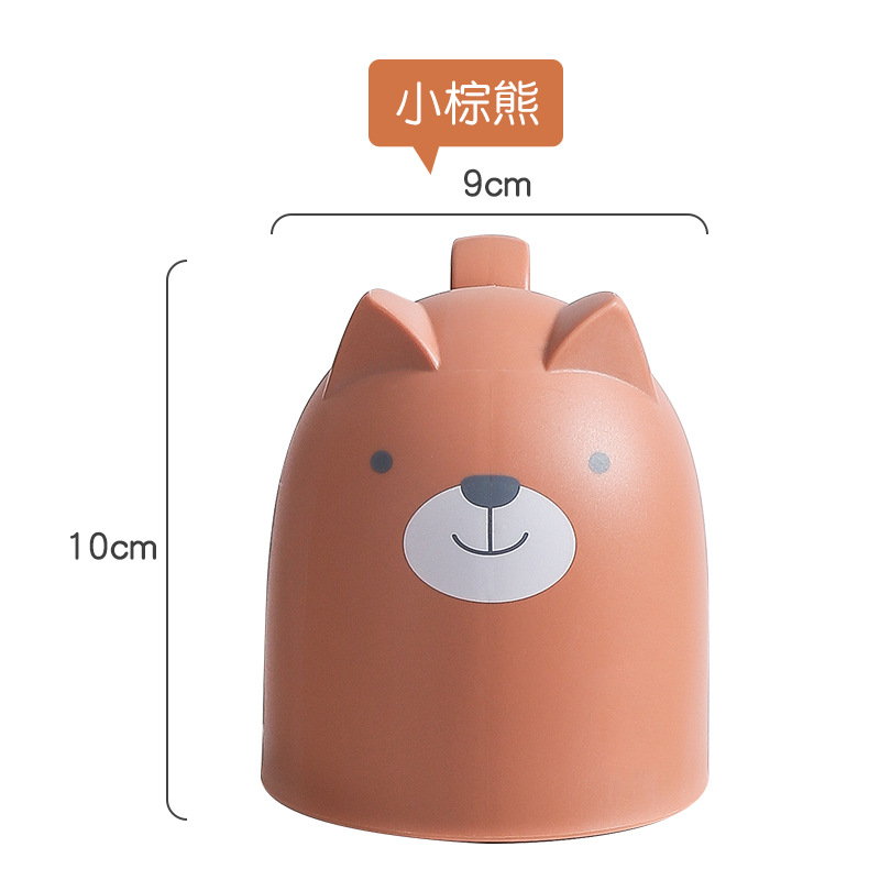 Enjuague bucal de dibujos animados Taza de agua de plástico para el hogar Taza de lavado de dos colores cepillado lindo taza pequeña resistente a la caída engrosada de gran capacidad