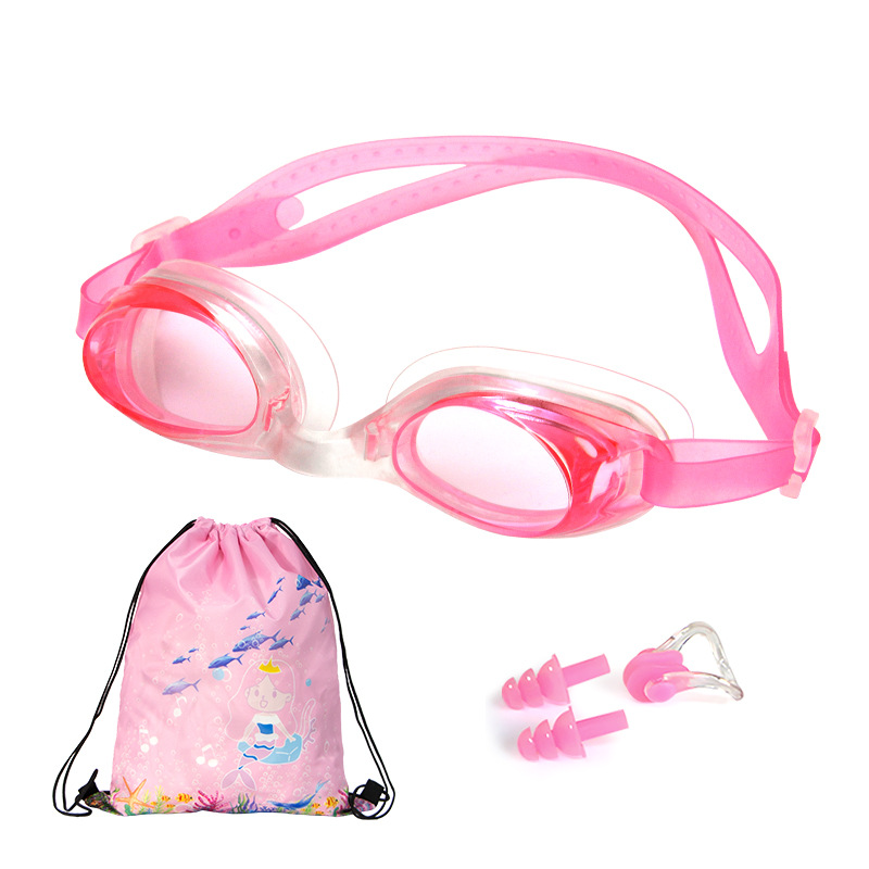 Set, nose clip, earplugs, mermaid, 4 piece set
